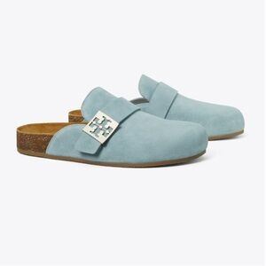 Tory Burch Mellow Mule | Light Blue Suede | 6.5